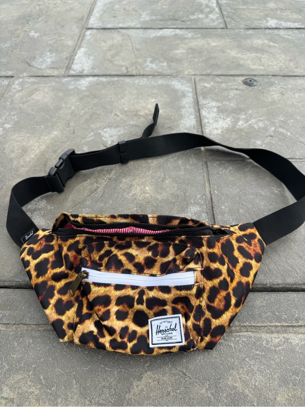Herschel Supply Company Leopard Print Waist Pack - Yellow/Brown/Black